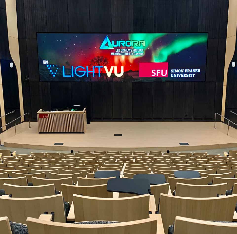 LIGHTVU_Aurora Series 2.5mm Simon Fraser University Auditorium1
